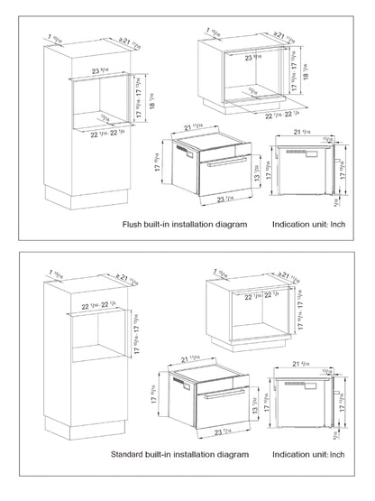 HZK-TS1 丨 24‘’ Single Wall Oven