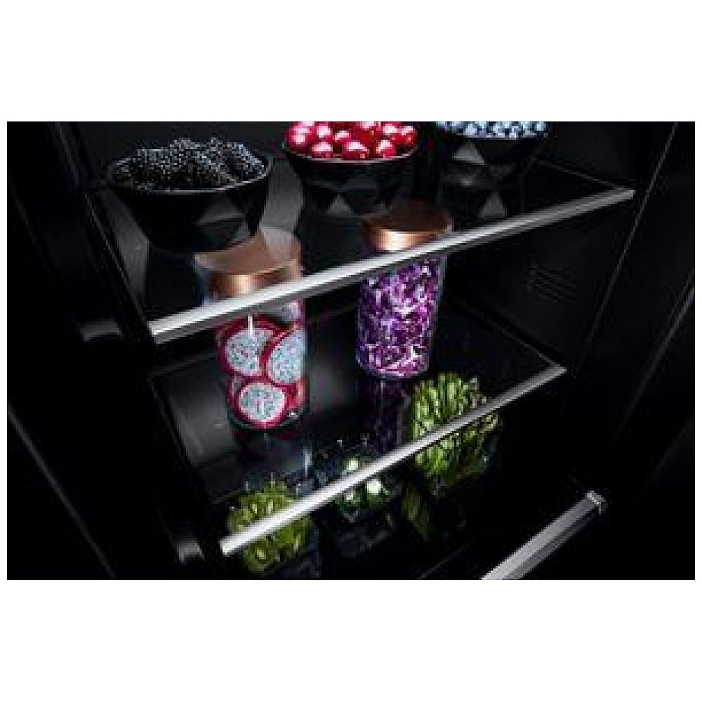 JennAir JBBFL30NMX Bottom Freezer Built In Column Refrigerator, 30 inch Width, ENERGY STAR Certified, Counter Depth, Custom Panel Ready, 16.3 cu. ft. Capacity, Ice Dispenser (Freezer Located), Panel Ready LCD Display, Ice Maker