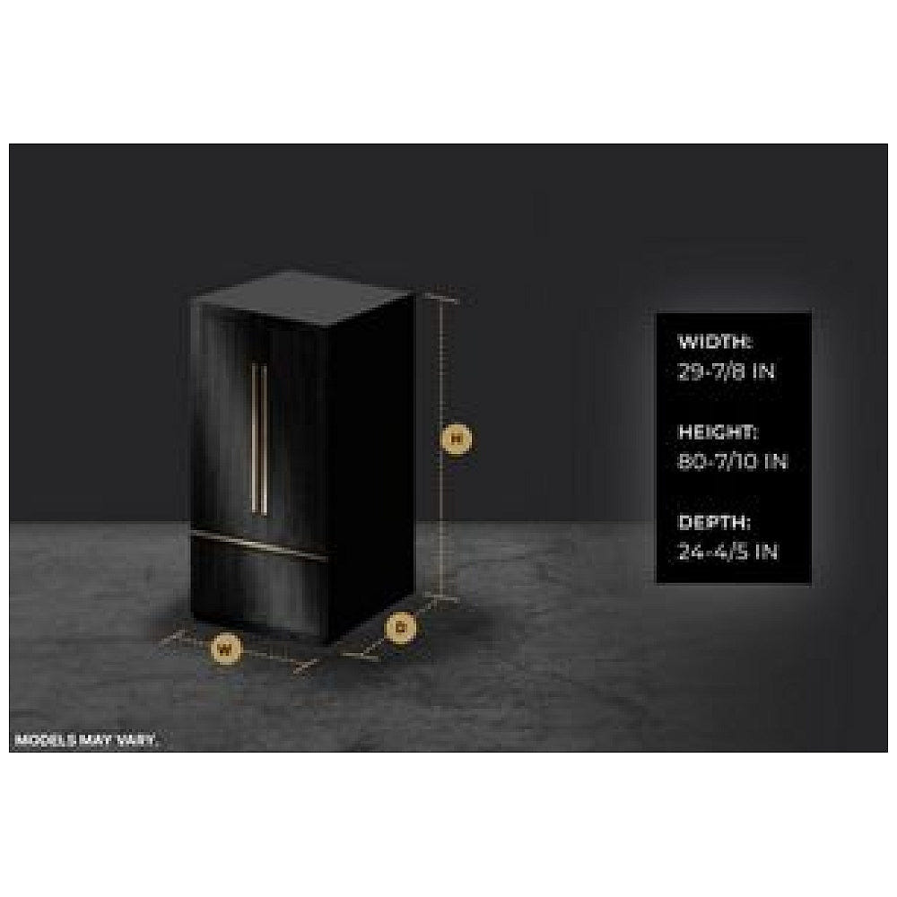 JennAir JBBFL30NMX Bottom Freezer Built In Column Refrigerator, 30 inch Width, ENERGY STAR Certified, Counter Depth, Custom Panel Ready, 16.3 cu. ft. Capacity, Ice Dispenser (Freezer Located), Panel Ready LCD Display, Ice Maker