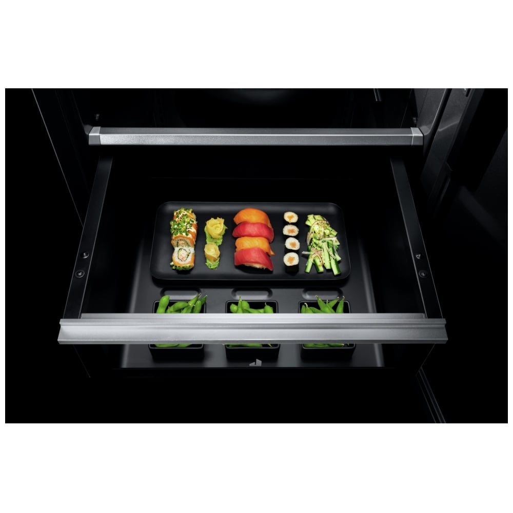 JennAir JBBFL30NMX Bottom Freezer Built In Column Refrigerator, 30 inch Width, ENERGY STAR Certified, Counter Depth, Custom Panel Ready, 16.3 cu. ft. Capacity, Ice Dispenser (Freezer Located), Panel Ready LCD Display, Ice Maker