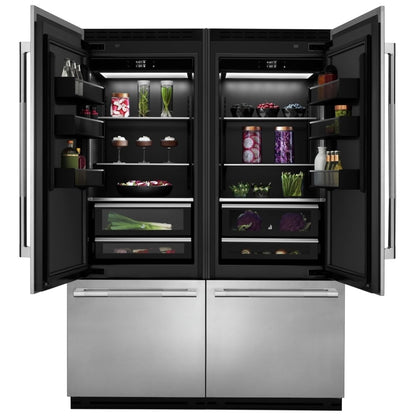 JennAir JBBFL30NMX Bottom Freezer Built In Column Refrigerator, 30 inch Width, ENERGY STAR Certified, Counter Depth, Custom Panel Ready, 16.3 cu. ft. Capacity, Ice Dispenser (Freezer Located), Panel Ready LCD Display, Ice Maker