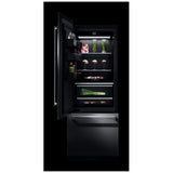 JennAir JBBFL30NMX Bottom Freezer Built In Column Refrigerator, 30 inch Width, Counter Depth, Custom Panel Ready, 16.3 cu. ft. Capacity, Water Dispenser (Interior), Ice Dispenser (Freezer Located), ENERGY STAR Certified, Panel Ready LCD Display, Ice Maker