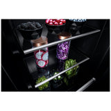 JennAir JBBFL30NMX Bottom Freezer Built In Column Refrigerator, 30 inch Width, Counter Depth, Custom Panel Ready, 16.3 cu. ft. Capacity, Water Dispenser (Interior), Ice Dispenser (Freezer Located), ENERGY STAR Certified, Panel Ready LCD Display, Ice Maker