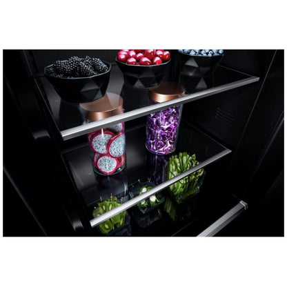 JennAir JBBFL30NMX Bottom Freezer Built In Column Refrigerator, 30 inch Width, ENERGY STAR Certified, Counter Depth, Custom Panel Ready, 16.3 cu. ft. Capacity, Ice Dispenser (Freezer Located), Panel Ready LCD Display, Ice Maker