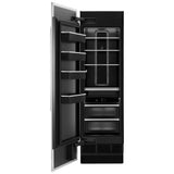 JennAir JBRFL24IGX Built In Column Refrigerator, 24 inch Width, Counter Depth, Custom Panel Ready, 13 cu. ft. Capacity, Water Dispenser (Interior), ENERGY STAR Certified, Panel Ready