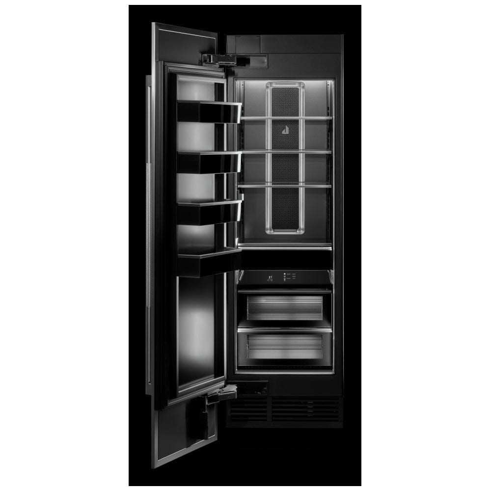 JennAir JBRFL24IGX Built In Column Refrigerator, 24 inch Width, ENERGY STAR Certified, Counter Depth, Custom Panel Ready, 13 cu. ft. Capacity, Water Dispenser (Interior), Panel Ready