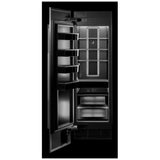 JennAir JBRFL24IGX Built In Column Refrigerator, 24 inch Width, Counter Depth, Custom Panel Ready, 13 cu. ft. Capacity, Water Dispenser (Interior), ENERGY STAR Certified, Panel Ready
