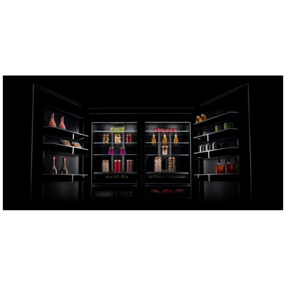 JennAir JBRFL24IGX Built In Column Refrigerator, 24 inch Width, ENERGY STAR Certified, Counter Depth, Custom Panel Ready, 13 cu. ft. Capacity, Water Dispenser (Interior), Panel Ready