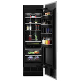 JennAir JBRFR24IGX Built In Column Refrigerator, 24 inch Width, Counter Depth, Custom Panel Ready, 13 cu. ft. Capacity, Water Dispenser (Interior), ENERGY STAR Certified, Panel Ready