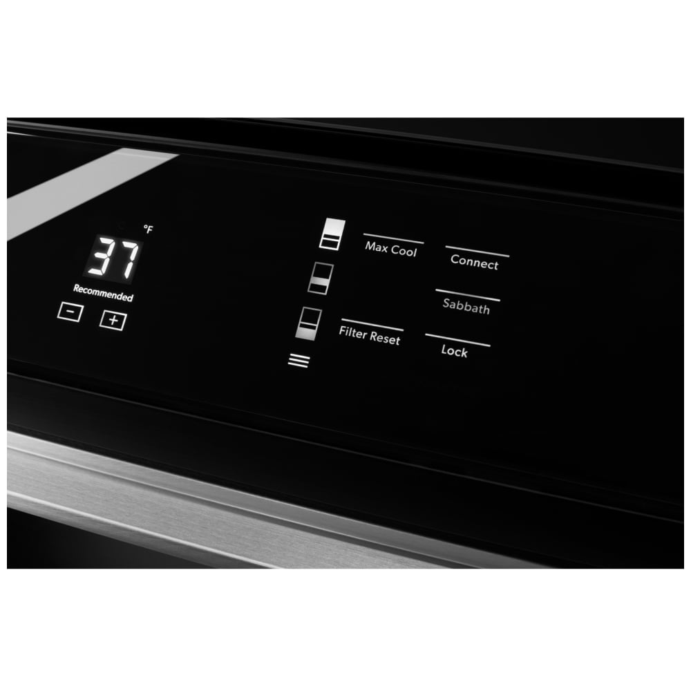 JennAir JBRFR24IGX Built In Column Refrigerator, 24 inch Width, ENERGY STAR Certified, Counter Depth, Custom Panel Ready, 13 cu. ft. Capacity, Water Dispenser (Interior), Panel Ready