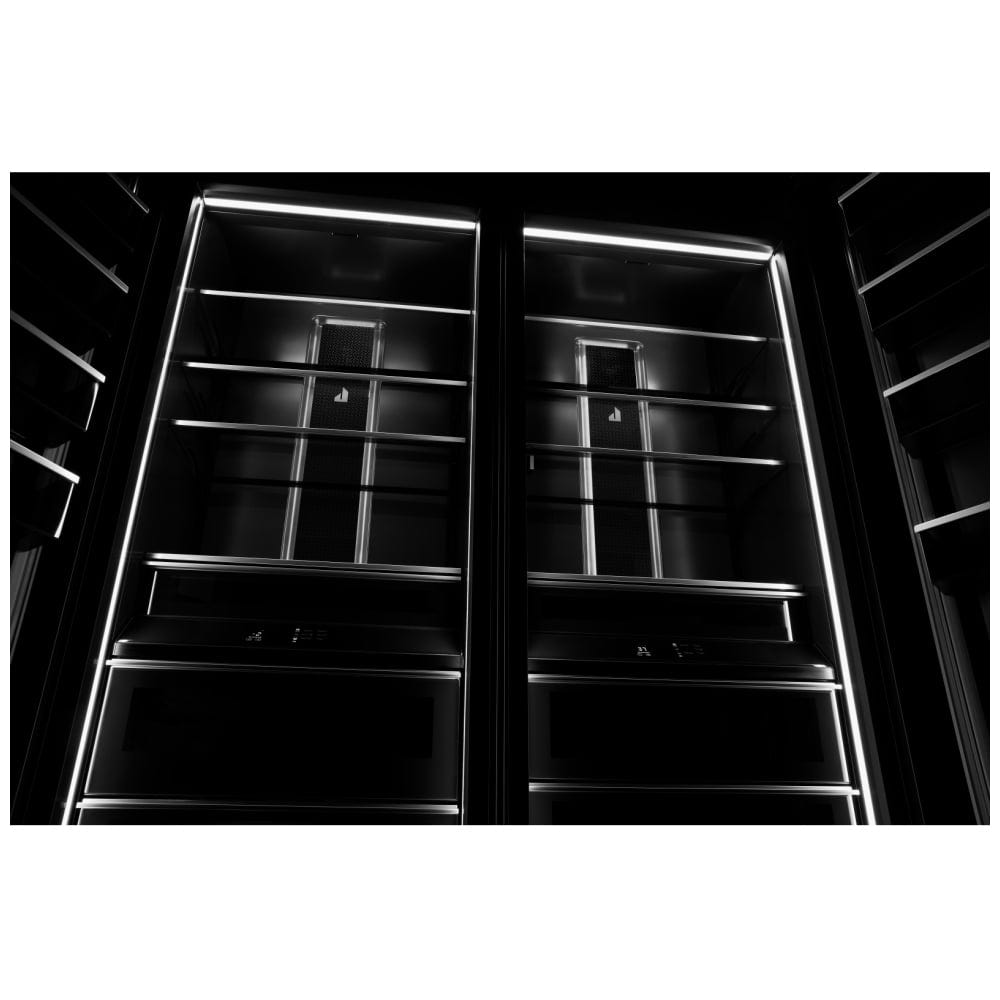 JennAir JBRFR24IGX Built In Column Refrigerator, 24 inch Width, ENERGY STAR Certified, Counter Depth, Custom Panel Ready, 13 cu. ft. Capacity, Water Dispenser (Interior), Panel Ready