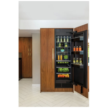 JennAir JBRFR24IGX Built In Column Refrigerator, 24 inch Width, ENERGY STAR Certified, Counter Depth, Custom Panel Ready, 13 cu. ft. Capacity, Water Dispenser (Interior), Panel Ready