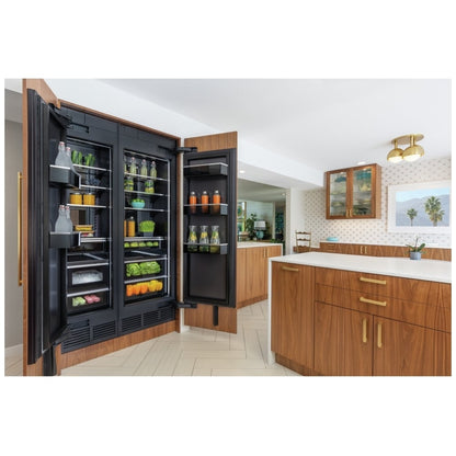 JennAir JBRFR24IGX Built In Column Refrigerator, 24 inch Width, ENERGY STAR Certified, Counter Depth, Custom Panel Ready, 13 cu. ft. Capacity, Water Dispenser (Interior), Panel Ready