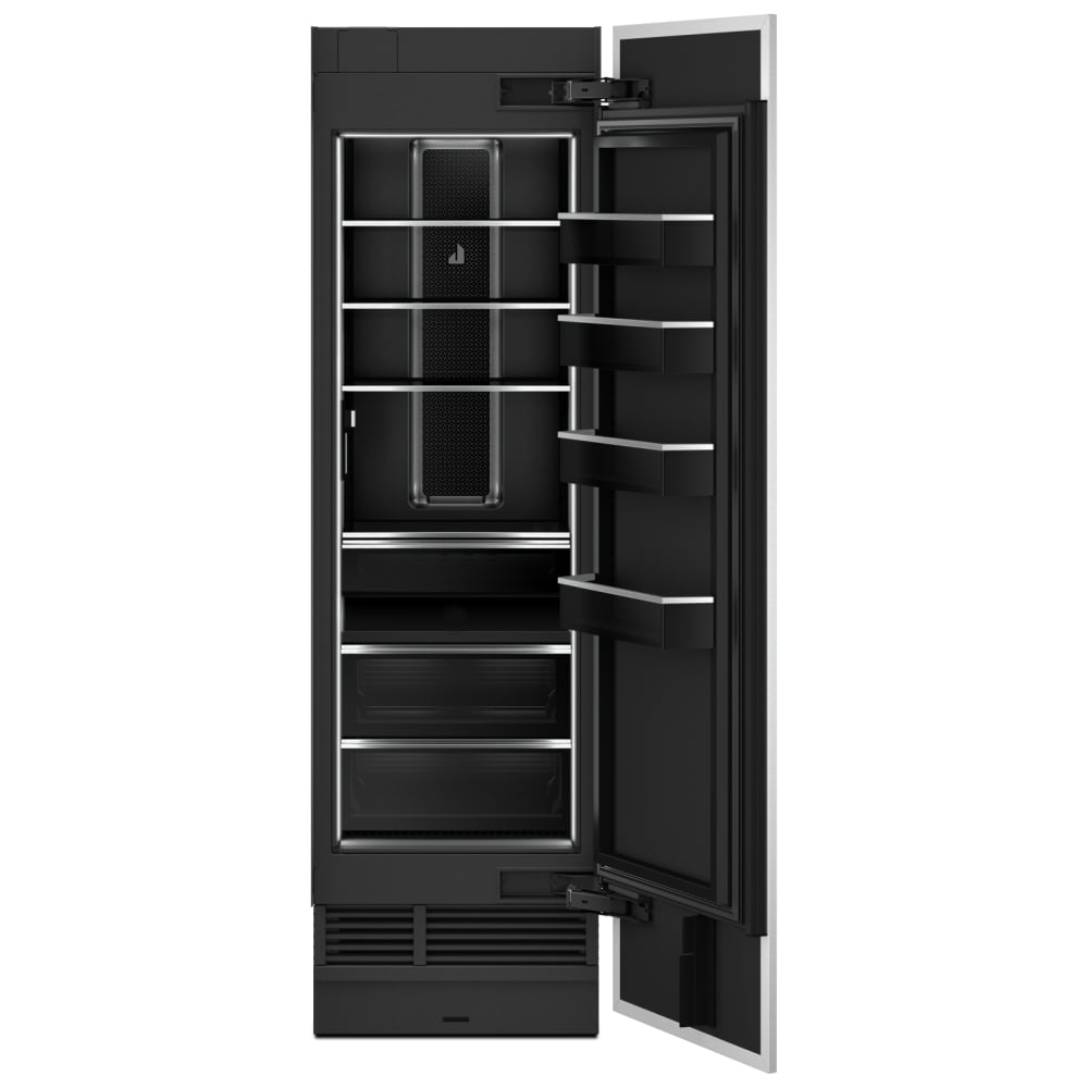 JennAir JBRFR24IGX Built In Column Refrigerator, 24 inch Width, ENERGY STAR Certified, Counter Depth, Custom Panel Ready, 13 cu. ft. Capacity, Water Dispenser (Interior), Panel Ready