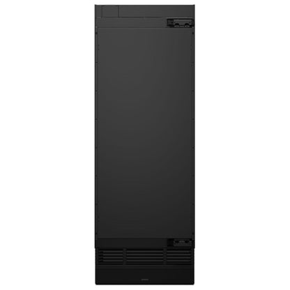 JennAir JBRFR30IGX 嵌入式立式冰箱，30 英寸宽，能源之星认证，台面深度，定制面板，17 立方英尺容量，饮水机（内部），面板右开门