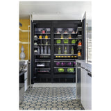 JennAir JBRFR36IGX Built In Column Refrigerator, 36 inch Width, Counter Depth, Custom Panel Ready, 20 cu. ft. Capacity, Water Dispenser (Interior), ENERGY STAR Certified, Panel Ready