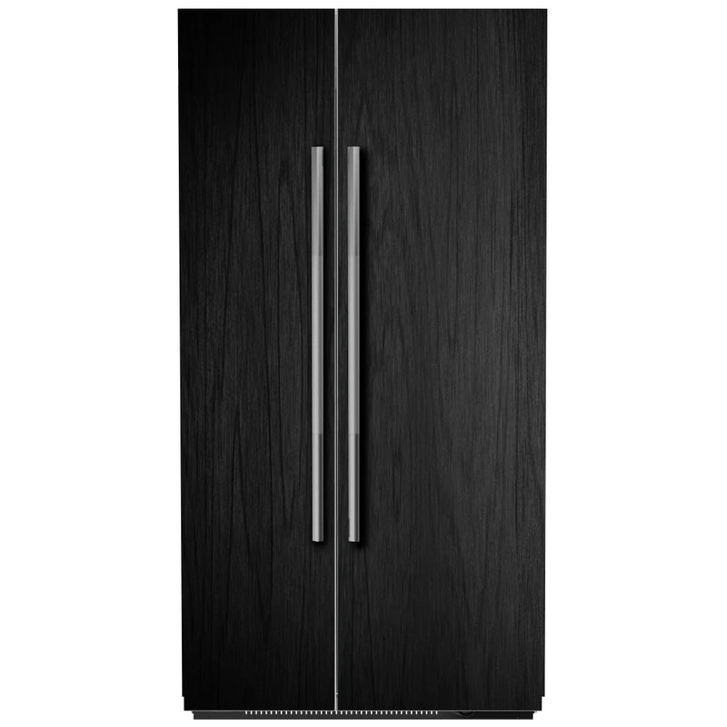 JennAir JBSFS42NMX Side by Side Built In Refrigerator, 42 inch Width, Counter Depth, Custom Panel Ready, 25.5 cu. ft. Capacity, Ice Dispenser (Freezer Located), Panel Ready