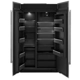 JennAir JBSFS48NMX Side by Side Built In Refrigerator