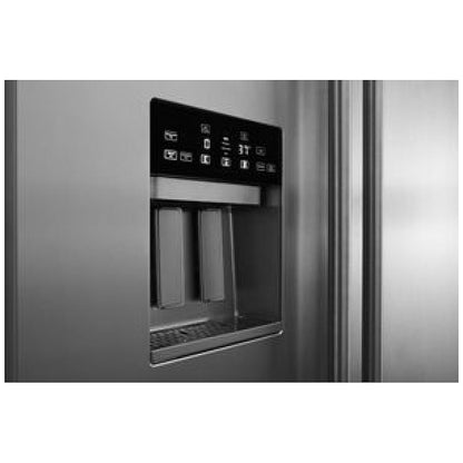 JennAir JBSS42E22L Side by Side Built In Refrigerator, 42 inch Width, ENERGY STAR Certified, Ice Dispenser (Thru Door), Stainless Steel colour