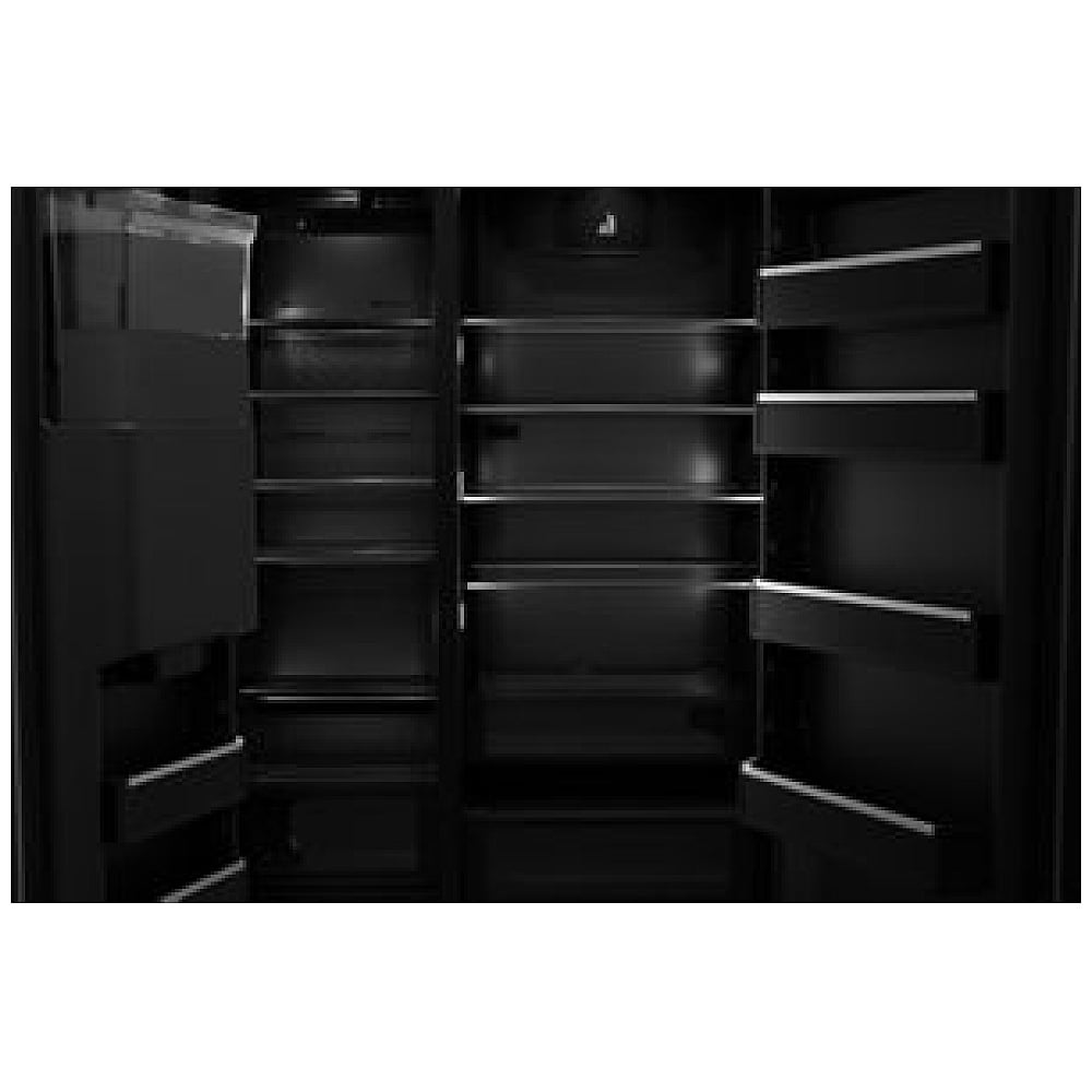 JennAir JBSS42E22L Side by Side Built In Refrigerator, 42 inch Width, ENERGY STAR Certified, Ice Dispenser (Thru Door), Stainless Steel colour