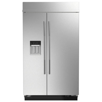 JennAir JBSS48E22L Side by Side Built In Refrigerator, 48 inch Width, ENERGY STAR Certified, Counter Depth, 29.4 cu. ft. Capacity, Ice Dispenser (Thru Door), Stainless Steel colour