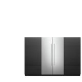 JennAir JBZFL24IGX Built In Freezer, 24 inch Width, ENERGY STAR Certified, Ice Maker, 13 cu. ft. Capacity, Frost Free, Interior Light (Freezer), Panel Ready Left Swing