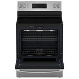 GE JCB630SVSS Electric Range, 5 cu. ft. Capacity, 30 inch Exterior Width, 4 Burners, Storage Drawer, Self Clean, 2,000 W Highest Element, Stainless Steel colour