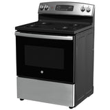 GE JCBS350SVSS Electric Range, 5 cu. ft. Capacity, 30 inch Exterior Width, 4 Burners, Storage Drawer, Manual Clean, 2,600 W Highest Element, Stainless Steel colour