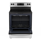 GE JCBS630SVSS Electric Range, 5 cu. ft. Capacity, 30 inch Exterior Width, 4 Burners, Storage Drawer, Manual Clean, 2,000 W Highest Element, Stainless Steel colour