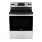 GE JCBS630SVSS Electric Range, 5 cu. ft. Capacity, 30 inch Exterior Width, 4 Burners, Storage Drawer, Manual Clean, 2,000 W Highest Element, Stainless Steel colour
