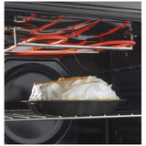 GE JCGAS640RMSS Gas Range, 2.9 cu. ft. Capacity, 24 inch Exterior Width, Manual Clean, 4 Burners, Storage Drawer, 15,000 BTU Highest Burner, Stainless Steel colour