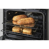 GE JCGSS86SPSS Gas Range, 6.7 cu. ft. Capacity, 30 inch Exterior Width, Manual Clean, True Convection, 5 Burners, Yes, 18,000 BTU Highest Burner, Double Oven, Stainless Steel colour