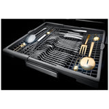 JennAir JDAF3924RX Dishwasher, 24 inch Exterior Width, 39 dB Decibel Level, Fully Integrated, Stainless Interior, Custom Panel Ready, 6 Wash Cycles, 14 Capacity (Place Settings), 3 Loading Racks, Panel Ready