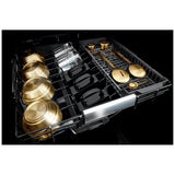 JennAir JDAF3924RX Dishwasher, 24 inch Exterior Width, 39 dB Decibel Level, Fully Integrated, Stainless Interior, Custom Panel Ready, 6 Wash Cycles, 14 Capacity (Place Settings), 3 Loading Racks, Panel Ready