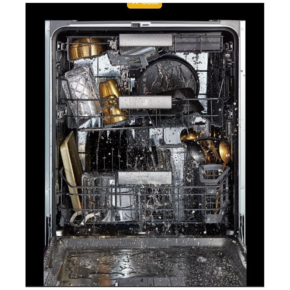 JennAir JDAF3924RX Dishwasher, 24 inch Exterior Width, Stainless Steel (Interior), Custom Panel Ready, 6 Wash Cycles, 14 Capacity (Place Settings)