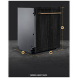 JennAir JDAF5924RX Dishwasher, 24 inch Exterior Width, 38 dB Decibel Level, Fully Integrated, Stainless Interior, Custom Panel Ready, 6 Wash Cycles, 14 Capacity (Place Settings), 3 Loading Racks, Panel Ready