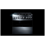 JennAir Noir JDRP436HM Dual Fuel Range, 5.1 cu. ft. Capacity, 36 inch Exterior Width, Dual Fan True Convection, 6 Burners, Self Clean, Stainless Steel colour