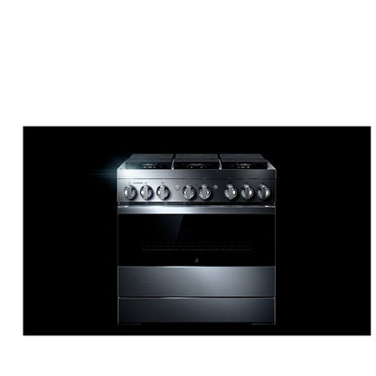 JennAir Noir JDRP436HM Dual Fuel Range, 5.1 cu. ft. Capacity, 36 inch Exterior Width, Convection, 6 Burners