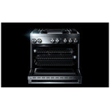 JennAir Rise JDRP536HL Dual Fuel Range, 5.1 cu. ft. Capacity, 36 inch Exterior Width, Dual Fan Convection, 4 Burners, Self Clean, Stainless Steel colour