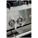 JennAir Rise JDRP548HL Dual Fuel Range, 6.3 cu. ft. Capacity, 48 inch Exterior Width, Dual Fan Convection, 6 Burners, Self Clean, Double Oven, Stainless Steel colour