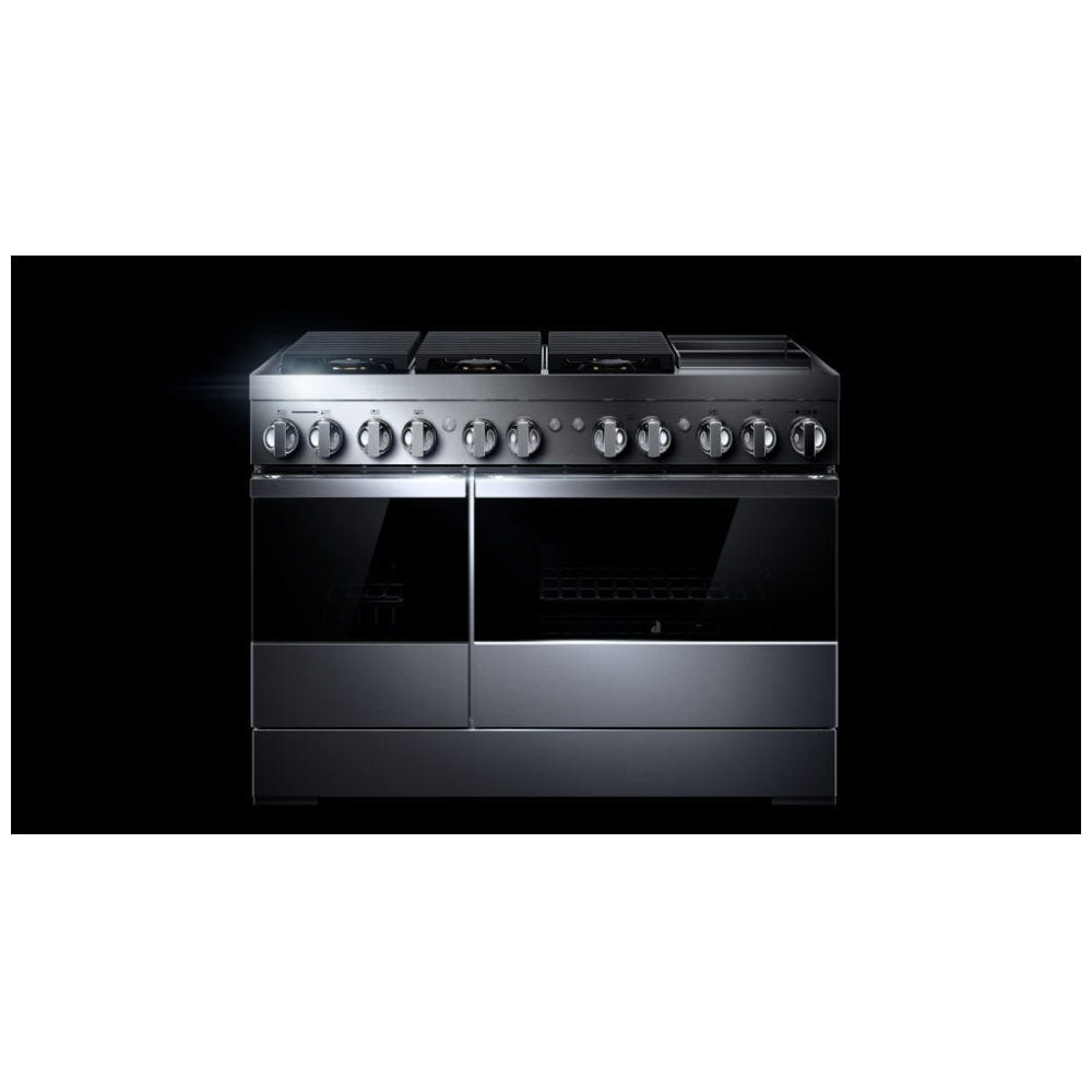 JennAir Noir JDRP548HM Dual Fuel Range, 6.3 cu. ft. Capacity, 48 inch Exterior Width, Convection, 6 Burners
