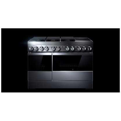 JennAir Noir JDRP548HM Dual Fuel Range, 6.3 cu. ft. Capacity, 48 inch Exterior Width, Convection, 6 Burners