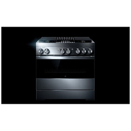 JennAir Noir JDRP636HM Dual Fuel Range, 5.1 cu. ft. Capacity, 36 inch Exterior Width, Dual Fan Convection, 4 Burners, Self Clean, Stainless Steel colour