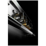 JennAir Rise JDRP648HL Dual Fuel Range, 6.3 cu. ft. Capacity, 48 inch Exterior Width, Dual Fan Convection, 6 Burners, Self Clean, Double Oven, Stainless Steel colour