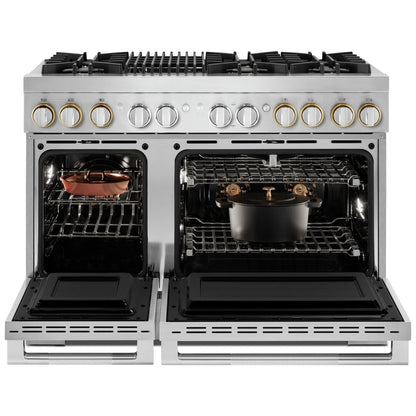 JennAir Rise JDRP648HL Dual Fuel Range, 6.3 cu. ft. Capacity, 48 inch Exterior Width, Convection, 6 Burners