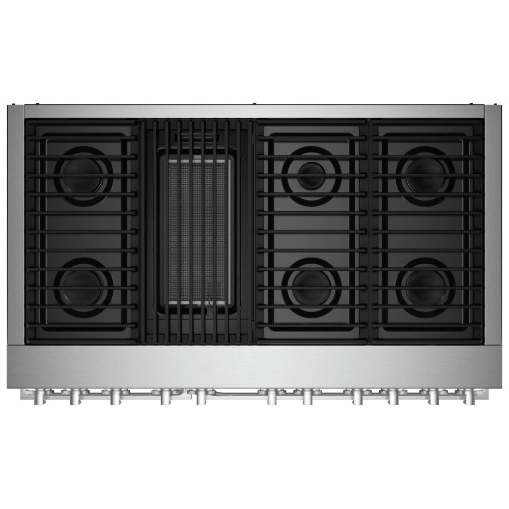 JennAir Noir JDRP648HM Dual Fuel Range, 6.3 cu. ft. Capacity, 48 inch Exterior Width, True Convection, 6 Burners
