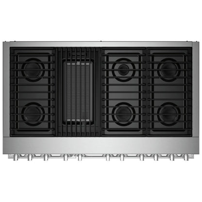 JennAir Noir JDRP648HM Dual Fuel Range, 6.3 cu. ft. Capacity, 48 inch Exterior Width, True Convection, 6 Burners