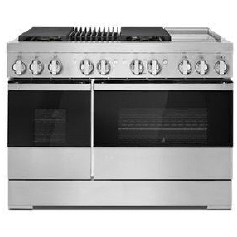 JennAir Noir JDRP748HM Dual Fuel Range, 6.3 cu. ft. Capacity, 48 inch Exterior Width, True Convection, 4 Burners