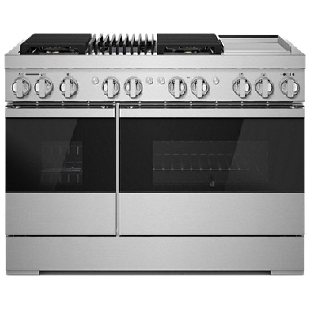 JennAir Noir JDRP748HM Dual Fuel Range, 6.3 cu. ft. Capacity, 48 inch Exterior Width, True Convection, 4 Burners