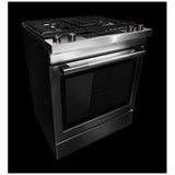 JennAir JDS1750ML Dual Fuel Range, 6.4 cu. ft. Capacity, 30 inch Exterior Width, True Convection, 4 Burners, Yes, Self Clean, Stainless Steel colour